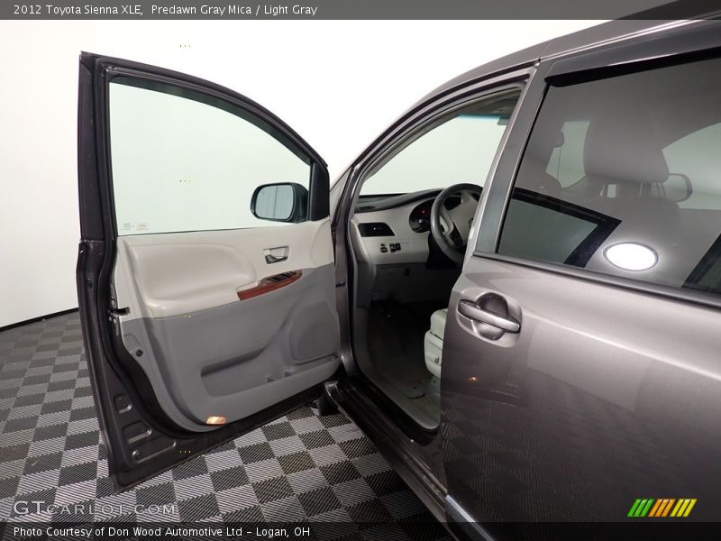 Predawn Gray Mica / Light Gray 2012 Toyota Sienna XLE