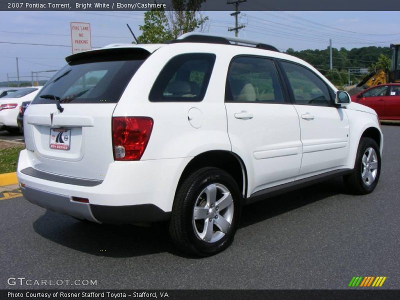 Bright White / Ebony/Cashmere 2007 Pontiac Torrent