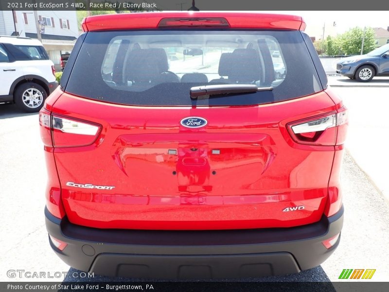 Race Red / Ebony Black 2021 Ford EcoSport S 4WD