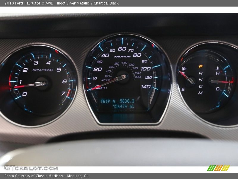 Ingot Silver Metallic / Charcoal Black 2010 Ford Taurus SHO AWD