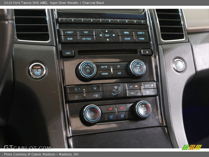 Ingot Silver Metallic / Charcoal Black 2010 Ford Taurus SHO AWD