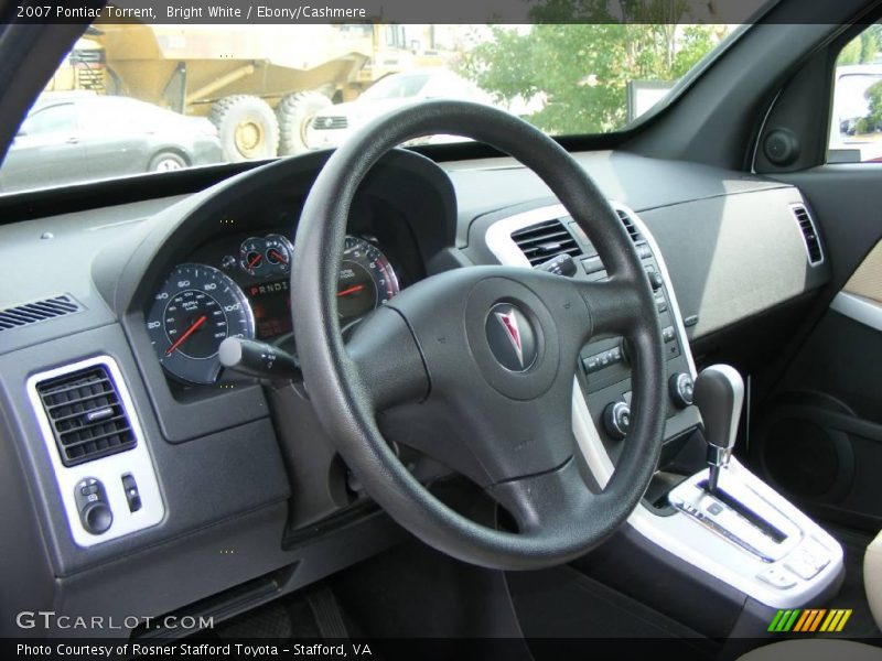 Bright White / Ebony/Cashmere 2007 Pontiac Torrent