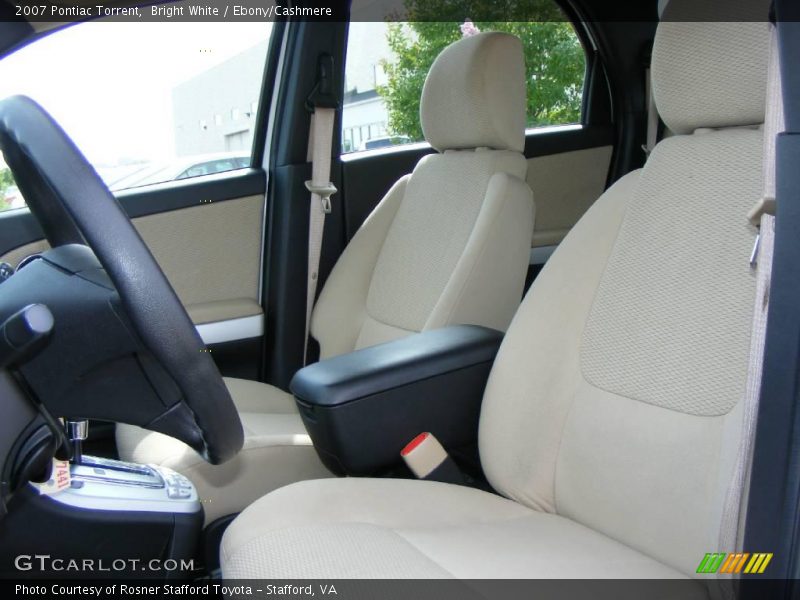 Bright White / Ebony/Cashmere 2007 Pontiac Torrent