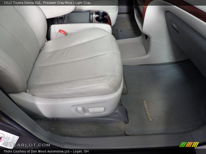 Predawn Gray Mica / Light Gray 2012 Toyota Sienna XLE