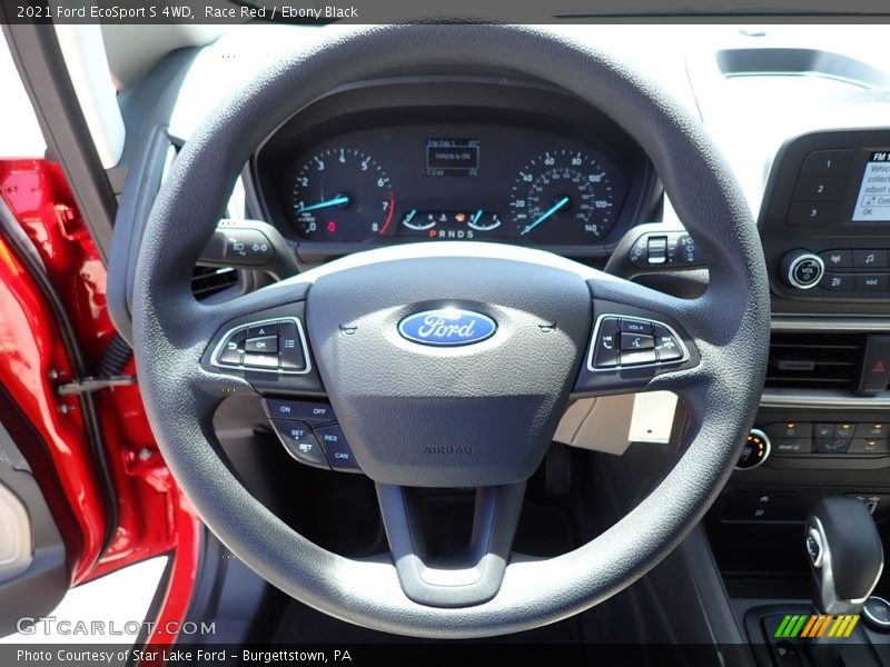 Race Red / Ebony Black 2021 Ford EcoSport S 4WD
