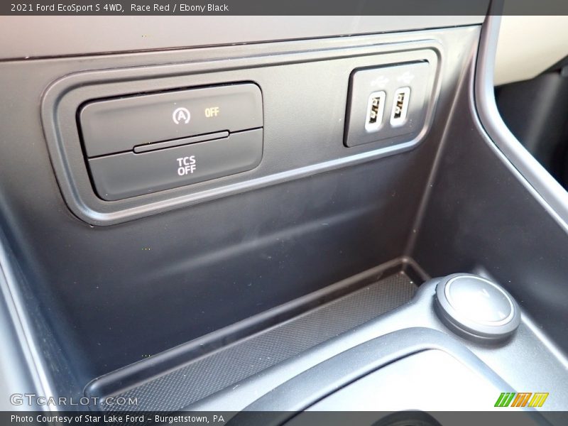 Race Red / Ebony Black 2021 Ford EcoSport S 4WD