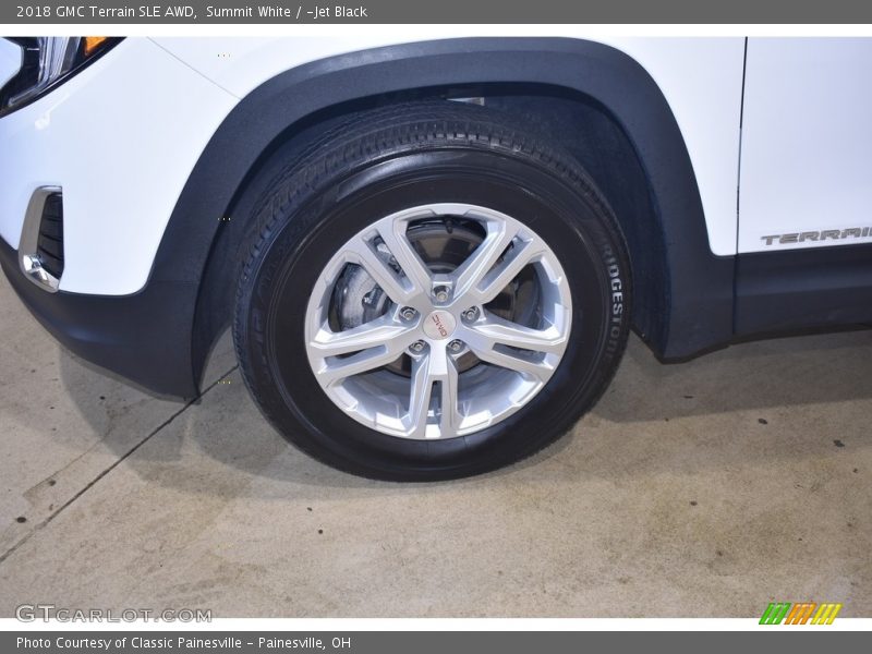 Summit White / ­Jet Black 2018 GMC Terrain SLE AWD