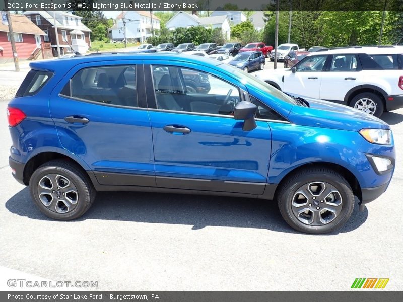 Lightning Blue Metallic / Ebony Black 2021 Ford EcoSport S 4WD