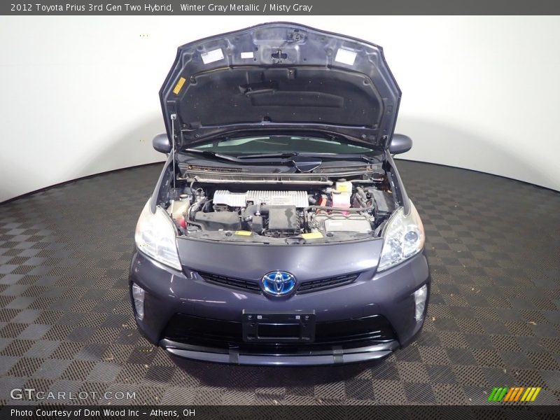 Winter Gray Metallic / Misty Gray 2012 Toyota Prius 3rd Gen Two Hybrid