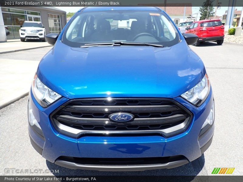 Lightning Blue Metallic / Ebony Black 2021 Ford EcoSport S 4WD