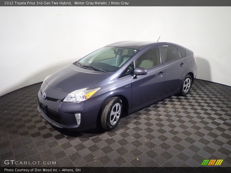 Winter Gray Metallic / Misty Gray 2012 Toyota Prius 3rd Gen Two Hybrid