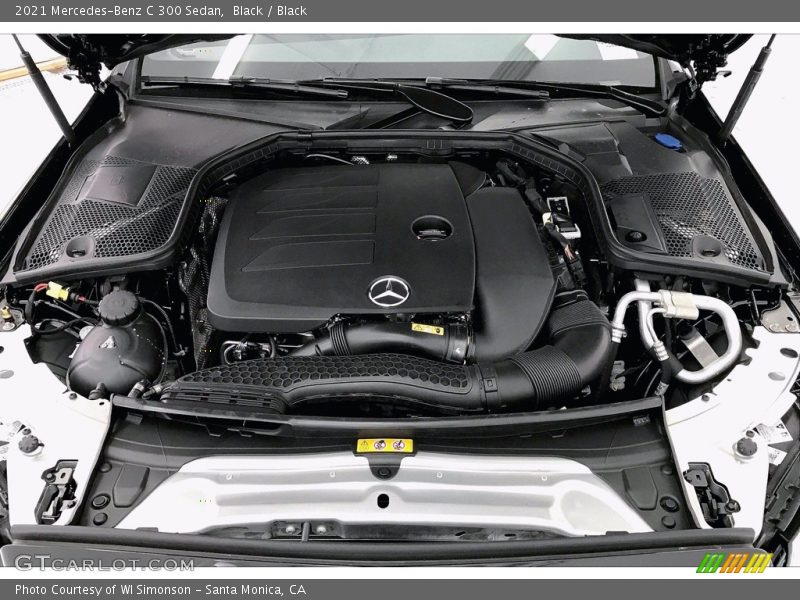 Black / Black 2021 Mercedes-Benz C 300 Sedan