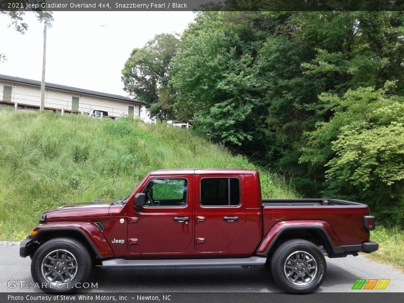 Snazzberry Pearl / Black 2021 Jeep Gladiator Overland 4x4