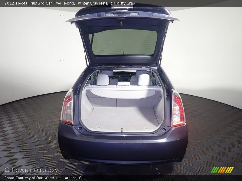 Winter Gray Metallic / Misty Gray 2012 Toyota Prius 3rd Gen Two Hybrid