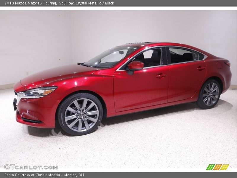 Soul Red Crystal Metallic / Black 2018 Mazda Mazda6 Touring