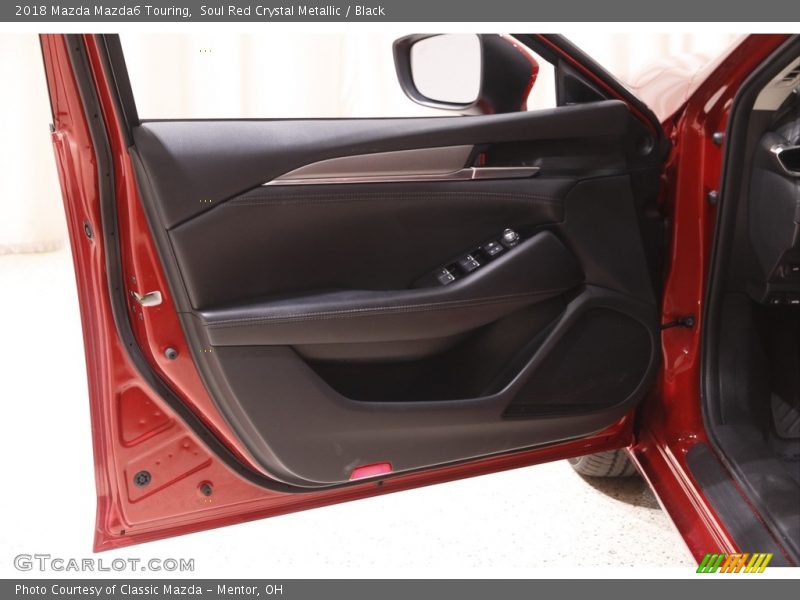 Soul Red Crystal Metallic / Black 2018 Mazda Mazda6 Touring