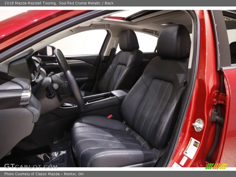 Soul Red Crystal Metallic / Black 2018 Mazda Mazda6 Touring