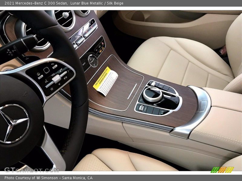 Lunar Blue Metallic / Silk Beige 2021 Mercedes-Benz C 300 Sedan