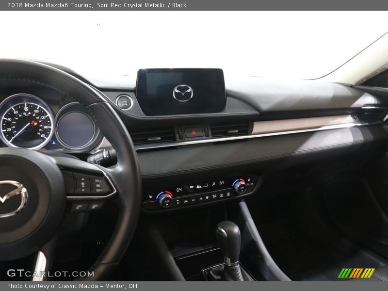 Soul Red Crystal Metallic / Black 2018 Mazda Mazda6 Touring