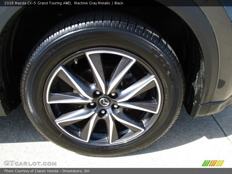 Machine Gray Metallic / Black 2018 Mazda CX-5 Grand Touring AWD