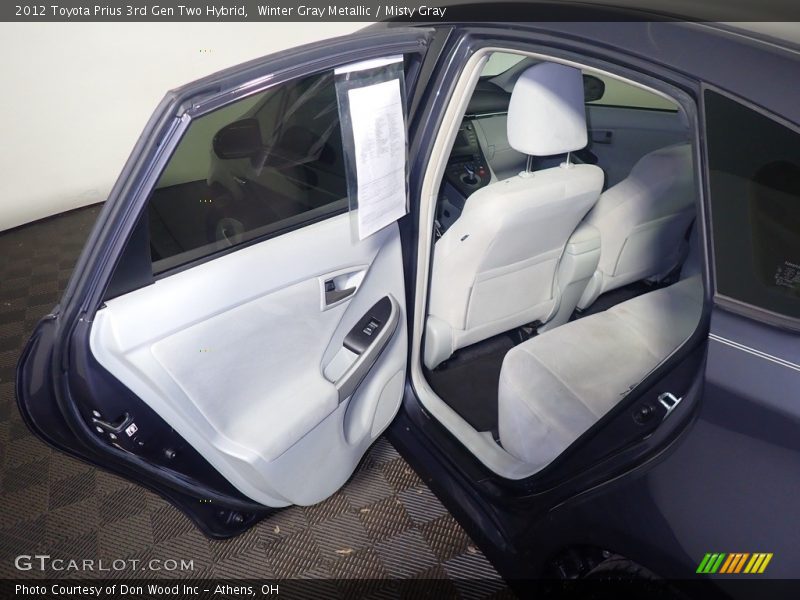 Winter Gray Metallic / Misty Gray 2012 Toyota Prius 3rd Gen Two Hybrid