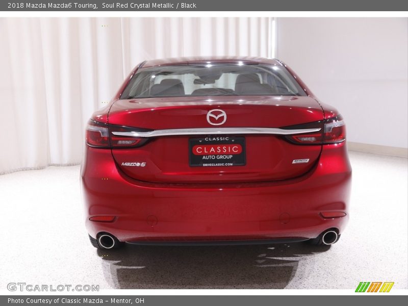 Soul Red Crystal Metallic / Black 2018 Mazda Mazda6 Touring
