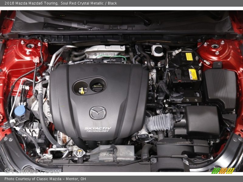 Soul Red Crystal Metallic / Black 2018 Mazda Mazda6 Touring