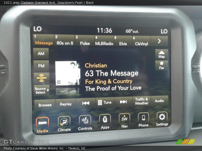 Snazzberry Pearl / Black 2021 Jeep Gladiator Overland 4x4