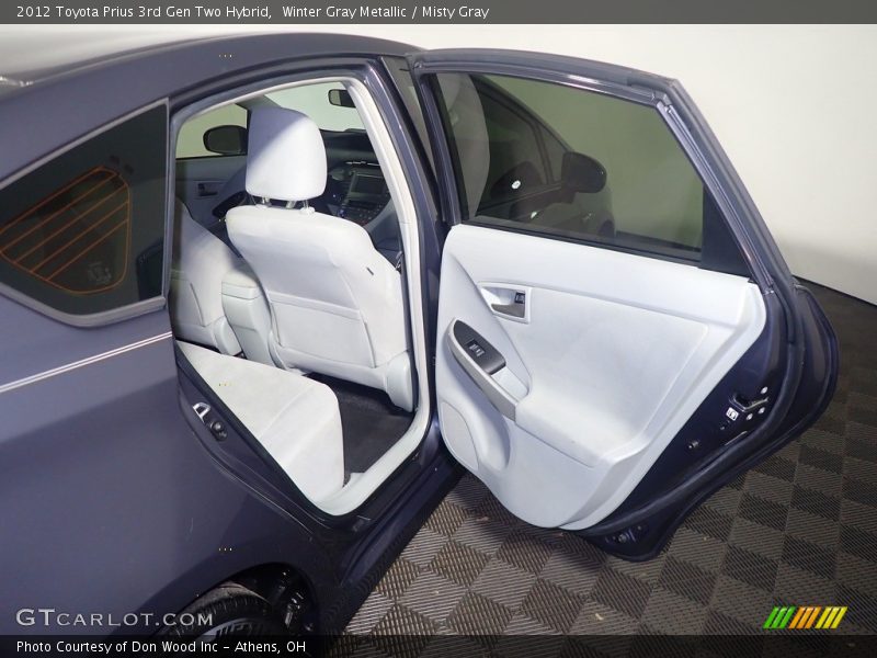 Winter Gray Metallic / Misty Gray 2012 Toyota Prius 3rd Gen Two Hybrid