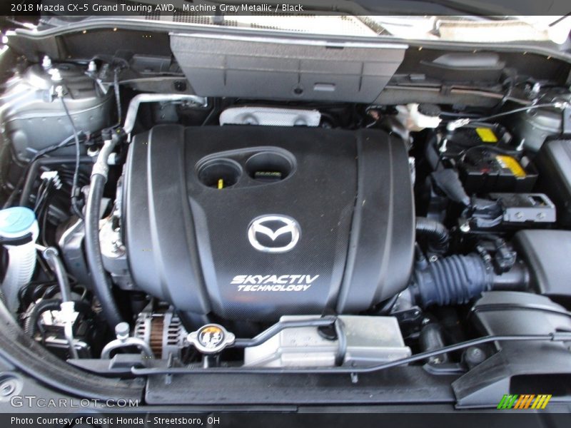 Machine Gray Metallic / Black 2018 Mazda CX-5 Grand Touring AWD