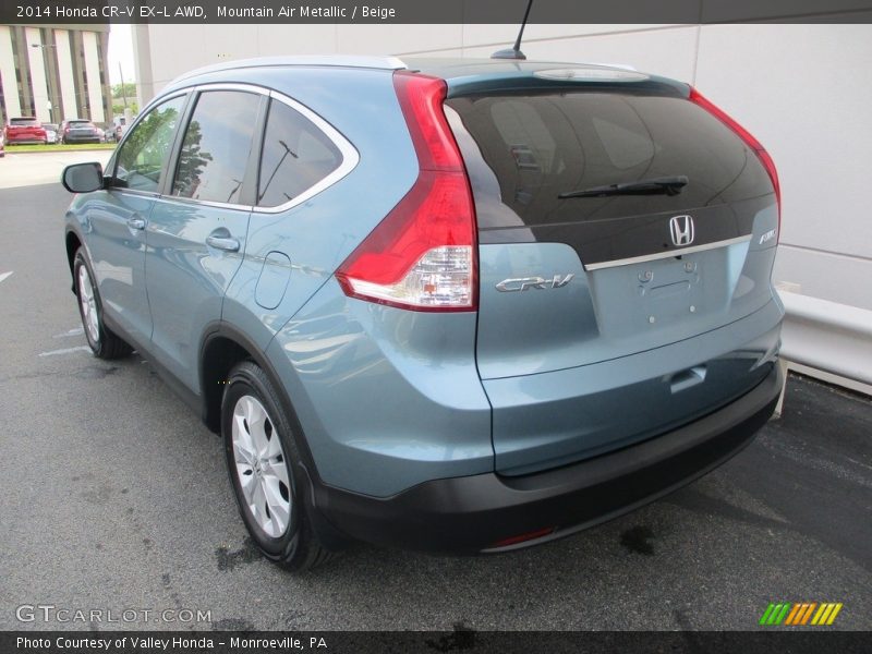 Mountain Air Metallic / Beige 2014 Honda CR-V EX-L AWD