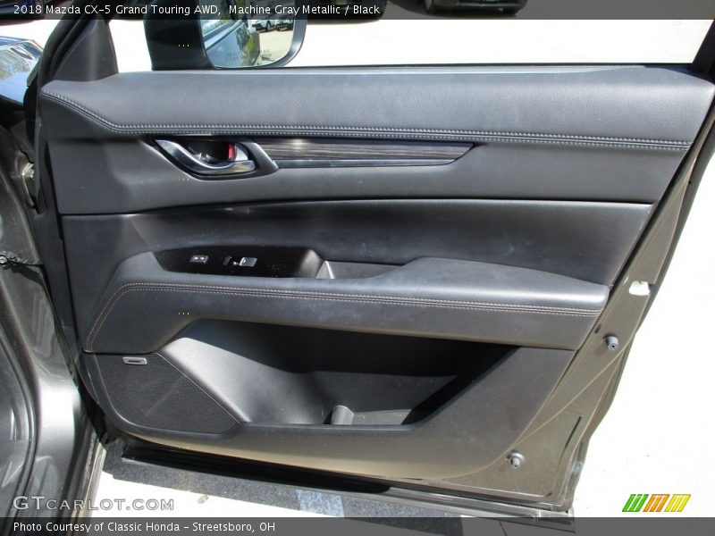Machine Gray Metallic / Black 2018 Mazda CX-5 Grand Touring AWD