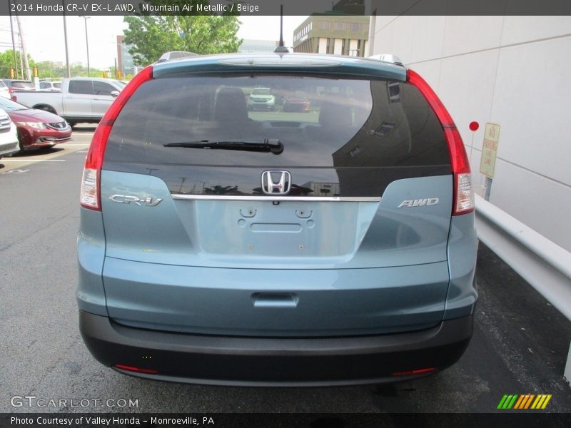 Mountain Air Metallic / Beige 2014 Honda CR-V EX-L AWD