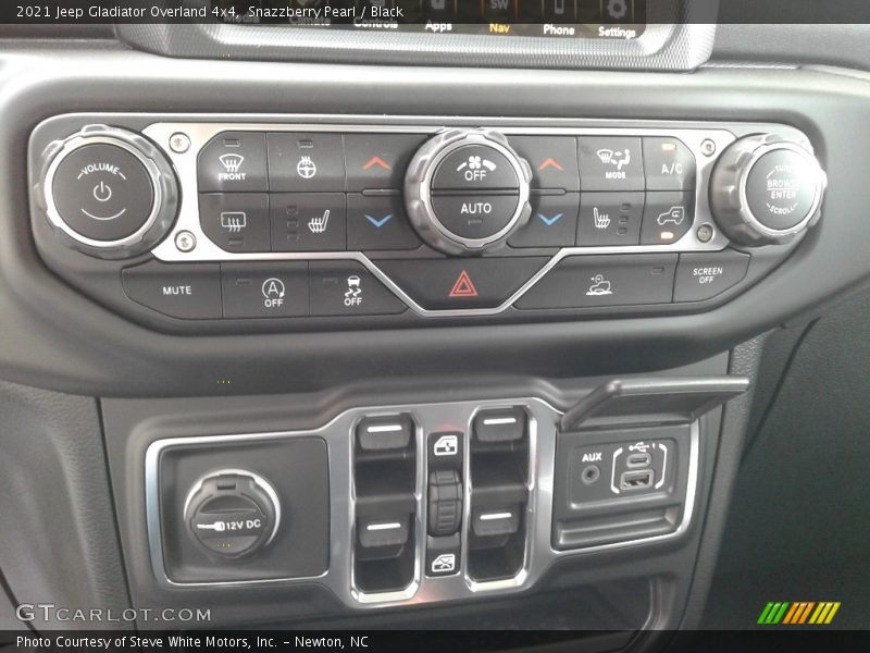 Controls of 2021 Gladiator Overland 4x4