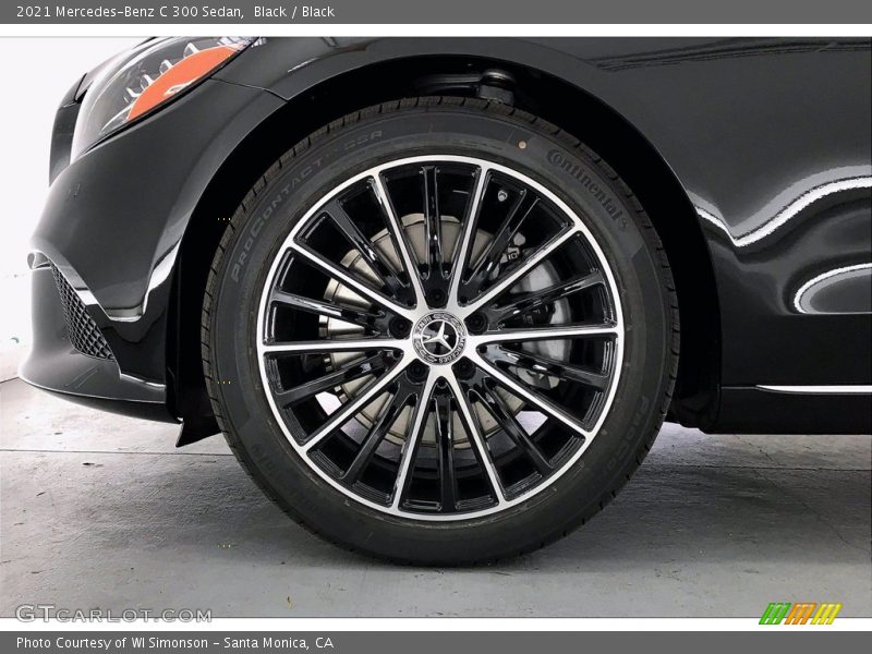 Black / Black 2021 Mercedes-Benz C 300 Sedan