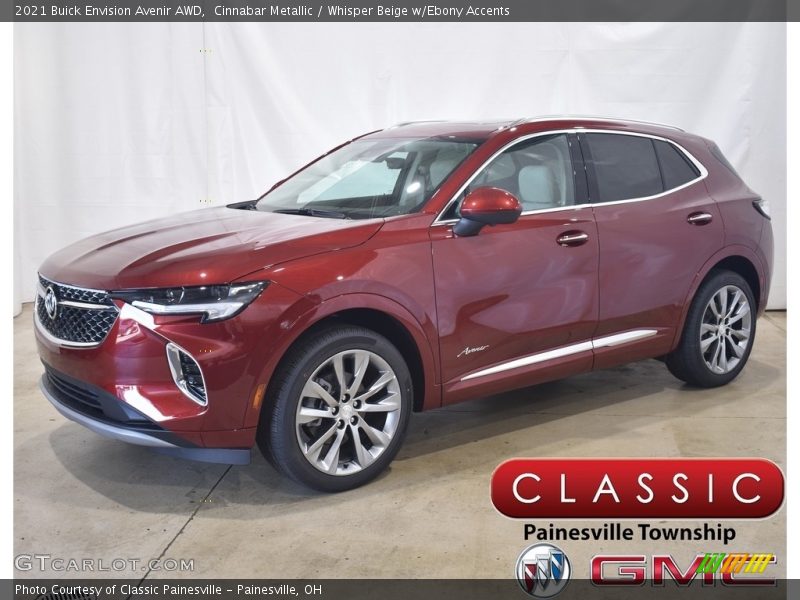 Cinnabar Metallic / Whisper Beige w/Ebony Accents 2021 Buick Envision Avenir AWD