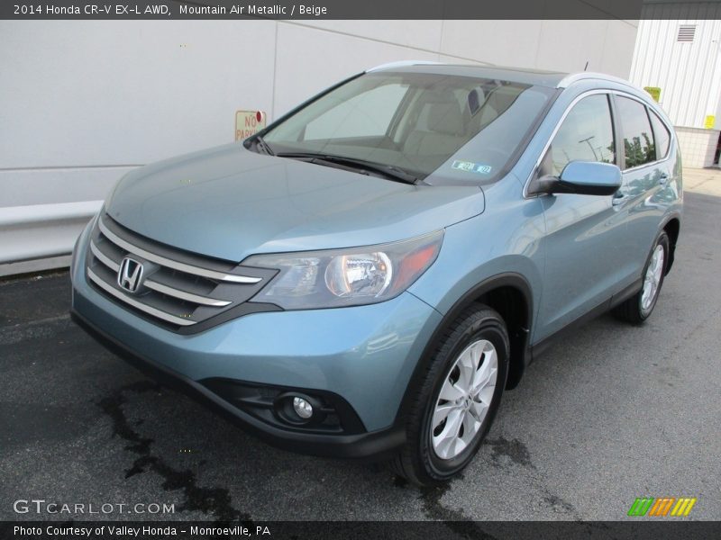 Mountain Air Metallic / Beige 2014 Honda CR-V EX-L AWD
