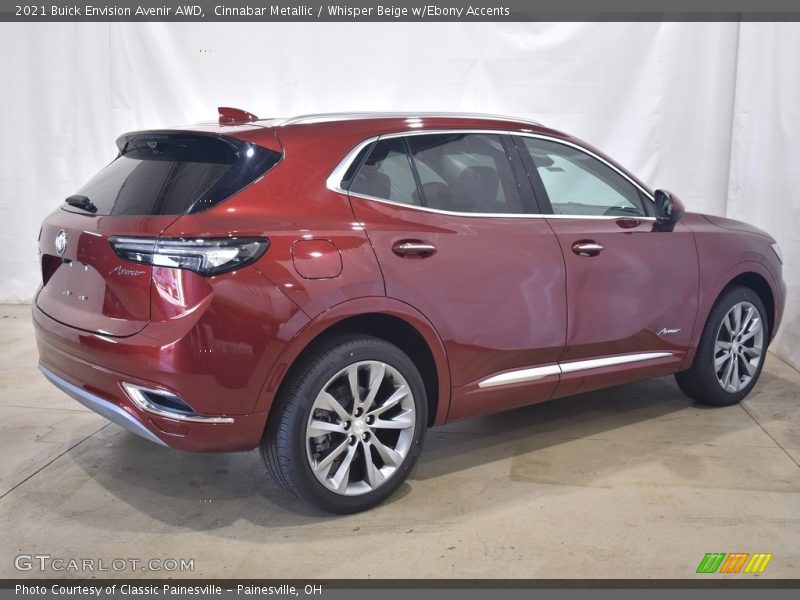 Cinnabar Metallic / Whisper Beige w/Ebony Accents 2021 Buick Envision Avenir AWD