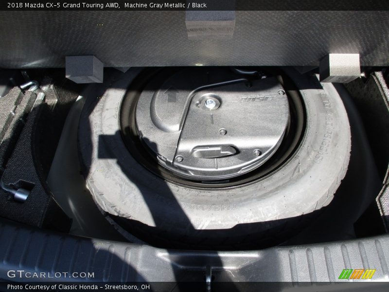 Machine Gray Metallic / Black 2018 Mazda CX-5 Grand Touring AWD