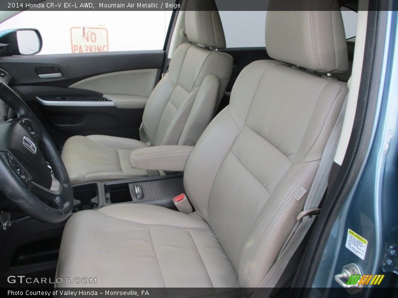 Mountain Air Metallic / Beige 2014 Honda CR-V EX-L AWD