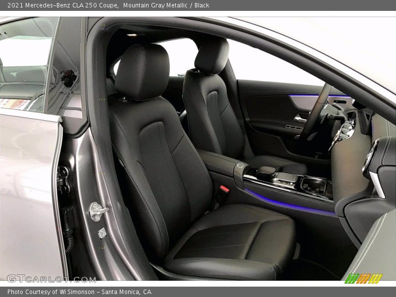 Mountain Gray Metallic / Black 2021 Mercedes-Benz CLA 250 Coupe