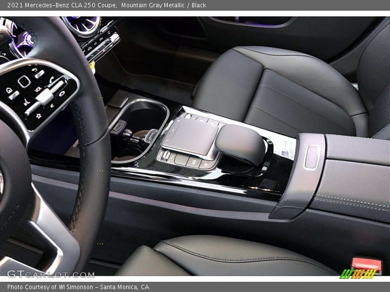 Mountain Gray Metallic / Black 2021 Mercedes-Benz CLA 250 Coupe