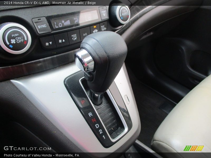 Mountain Air Metallic / Beige 2014 Honda CR-V EX-L AWD