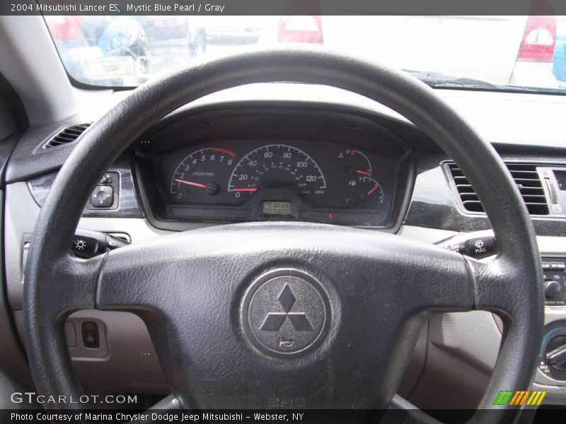 Mystic Blue Pearl / Gray 2004 Mitsubishi Lancer ES