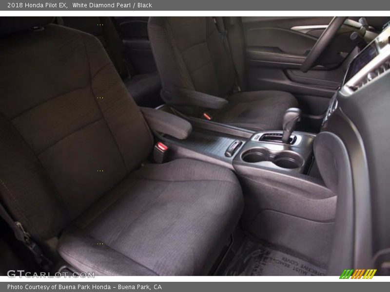 White Diamond Pearl / Black 2018 Honda Pilot EX