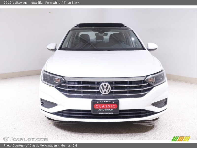 Pure White / Titan Black 2019 Volkswagen Jetta SEL