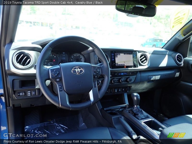 Cavalry Blue / Black 2019 Toyota Tacoma TRD Sport Double Cab 4x4