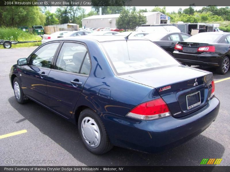 Mystic Blue Pearl / Gray 2004 Mitsubishi Lancer ES