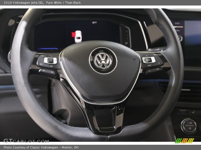 Pure White / Titan Black 2019 Volkswagen Jetta SEL