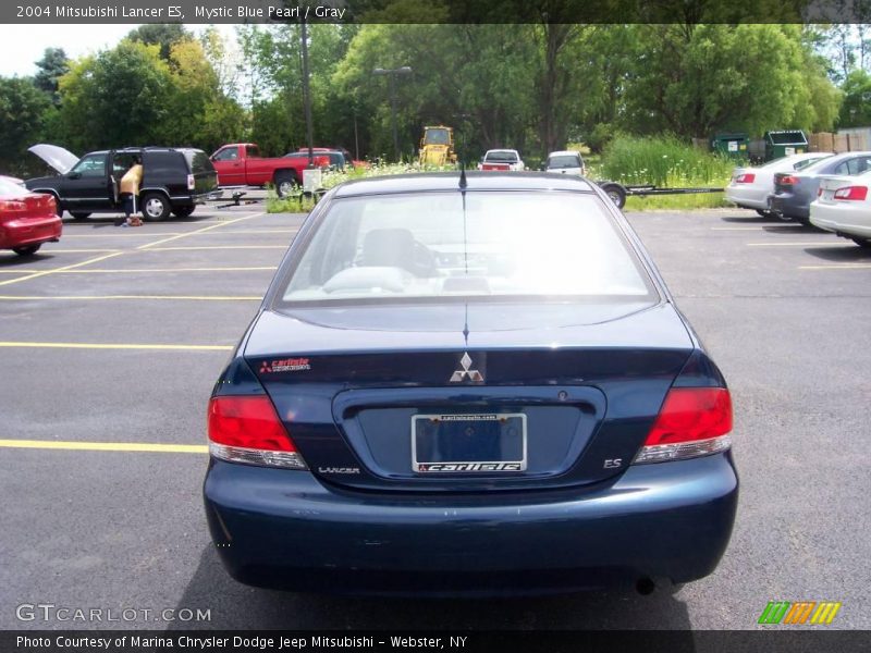 Mystic Blue Pearl / Gray 2004 Mitsubishi Lancer ES
